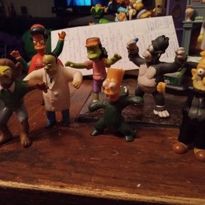 The Simpsons Playmates collection set. And Burger King Halloween collection.